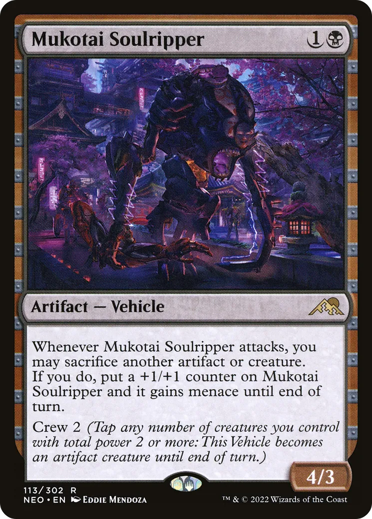 Mukotai Soulripper — Kamigawa: Neon Dynasty — Magic: The Gathering