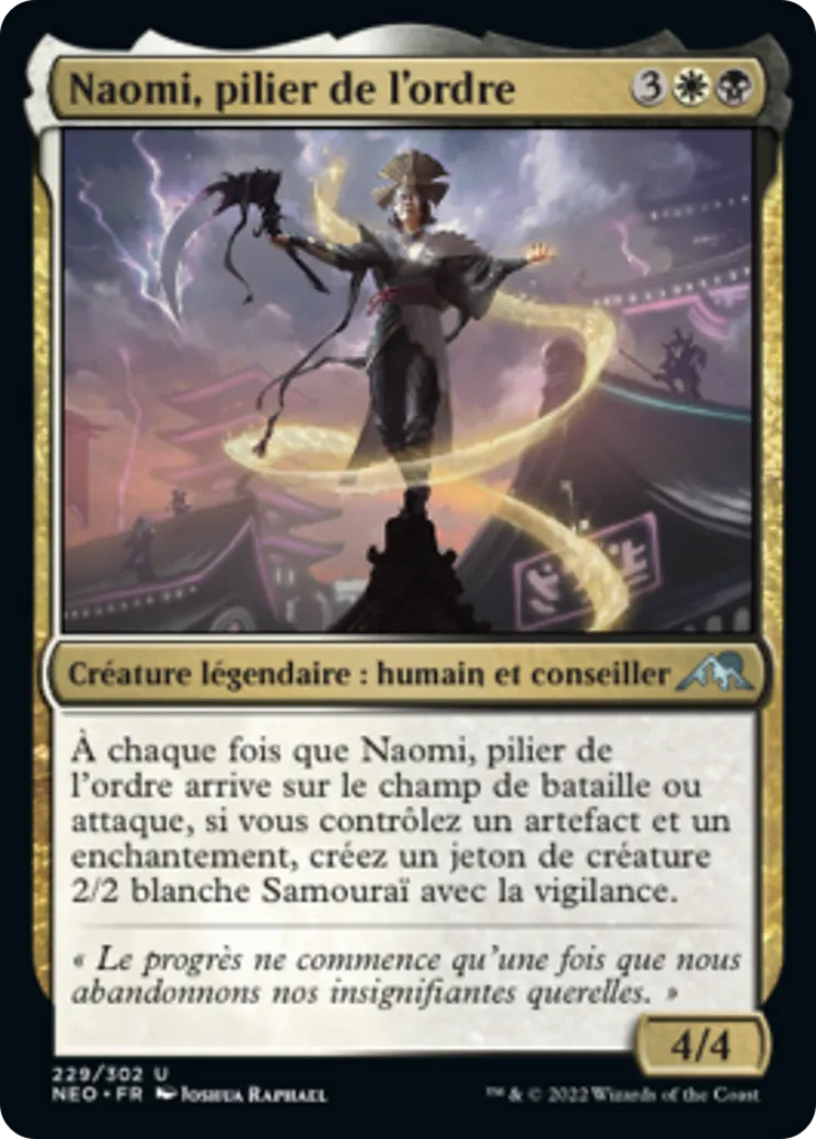 Naomi, pilier de l'ordre — Kamigawa: Neon Dynasty — Magic: The Gathering