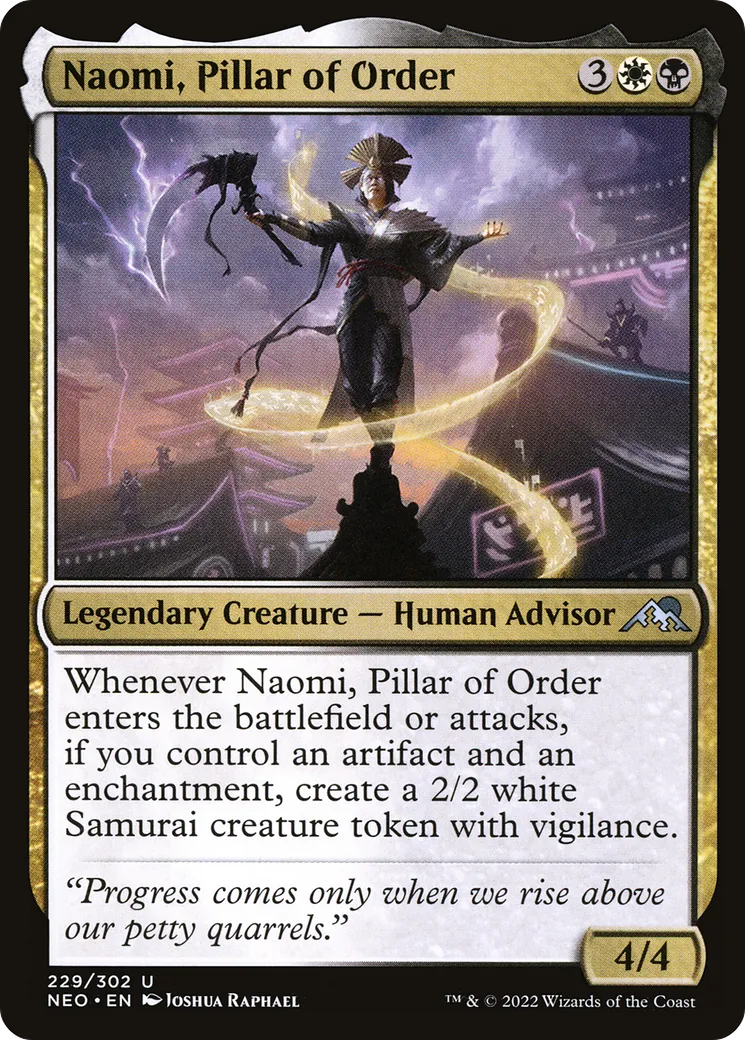 Naomi, Pillar of Order — Kamigawa: Neon Dynasty — Magic: The Gathering