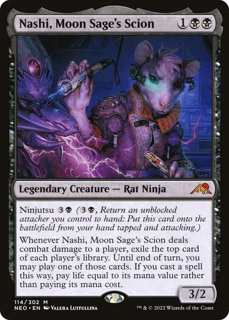 Nashi, Moon Sage's Scion — Kamigawa: Neon Dynasty — Magic: The Gathering