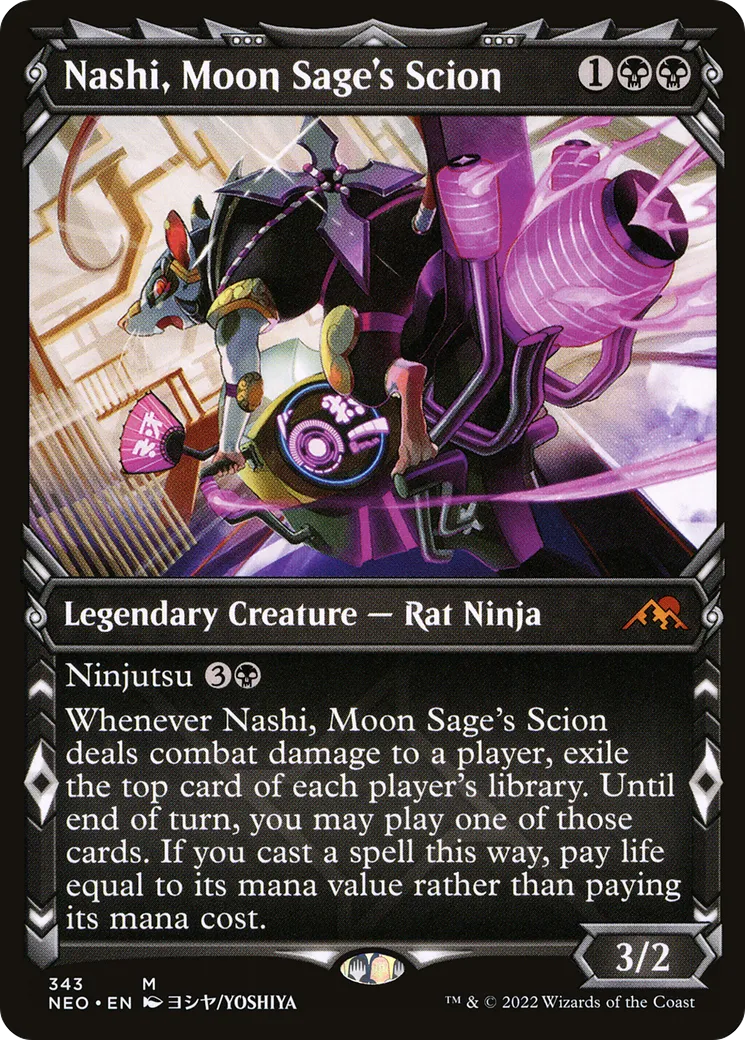 Nashi, Moon Sage's Scion — Kamigawa: Neon Dynasty — Magic: The Gathering
