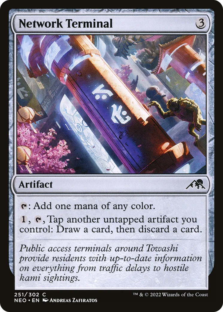 Terminal du réseau — Kamigawa: Neon Dynasty — Magic: The Gathering