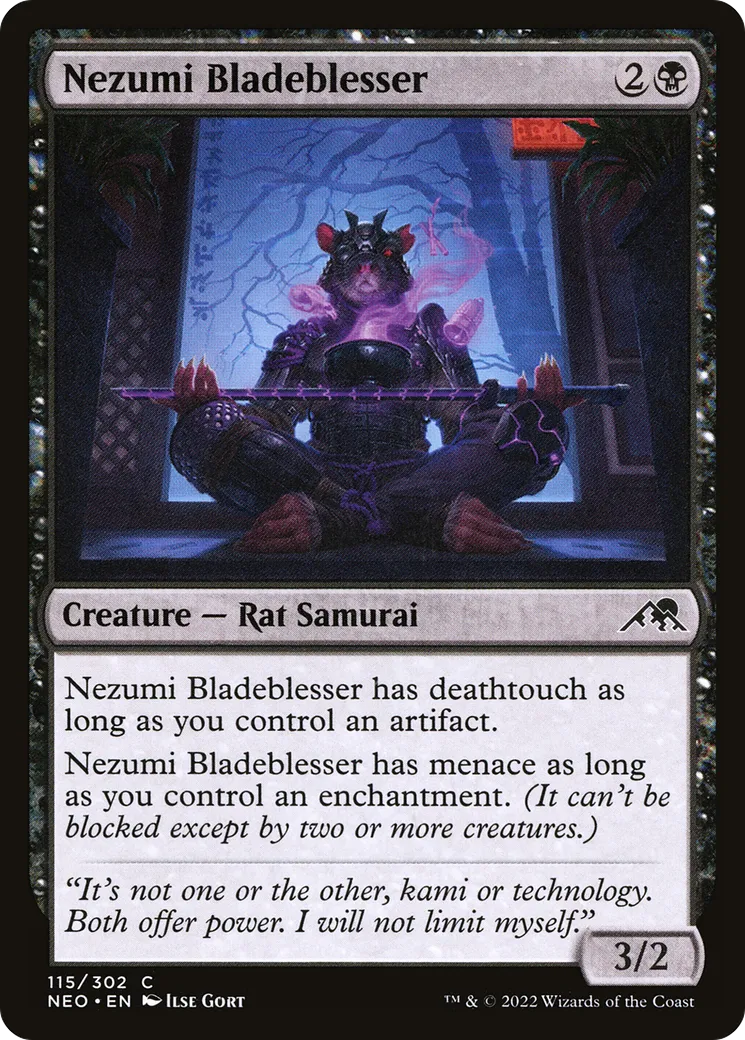 Nezumi Bladeblesser — Kamigawa: Neon Dynasty — Magic: The Gathering