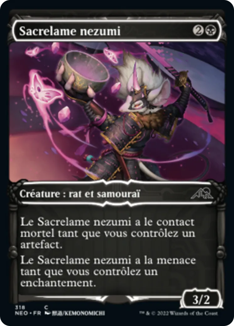 Sacrelame nezumi — Kamigawa: Neon Dynasty — Magic: The Gathering