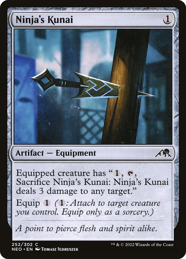 Ninja's Kunai — Kamigawa: Neon Dynasty — Magic: The Gathering