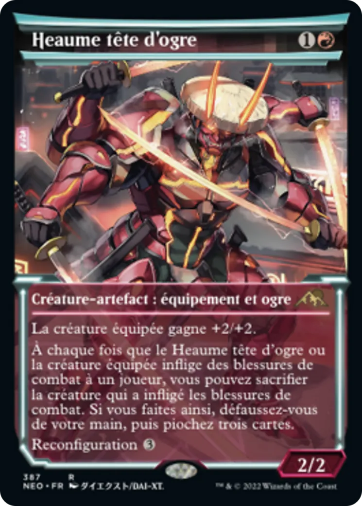 Heaume tête d'ogre — Kamigawa: Neon Dynasty — Magic: The Gathering