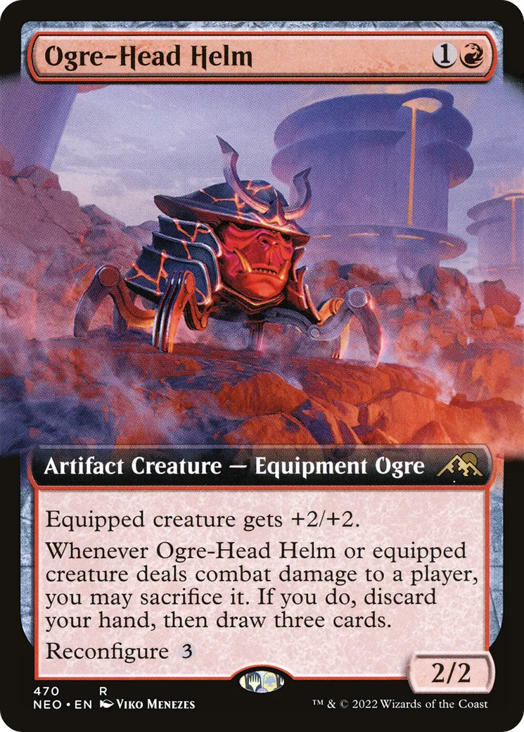 Ogre-Head Helm — Kamigawa: Neon Dynasty — Magic: The Gathering