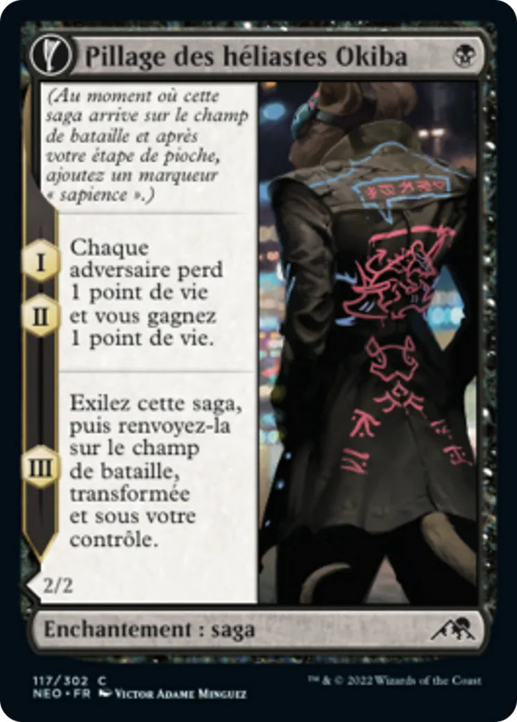 Pillage des héliastes Okiba // Capitaine de route nezumi — Kamigawa: Neon Dynasty — Magic: The Gathering