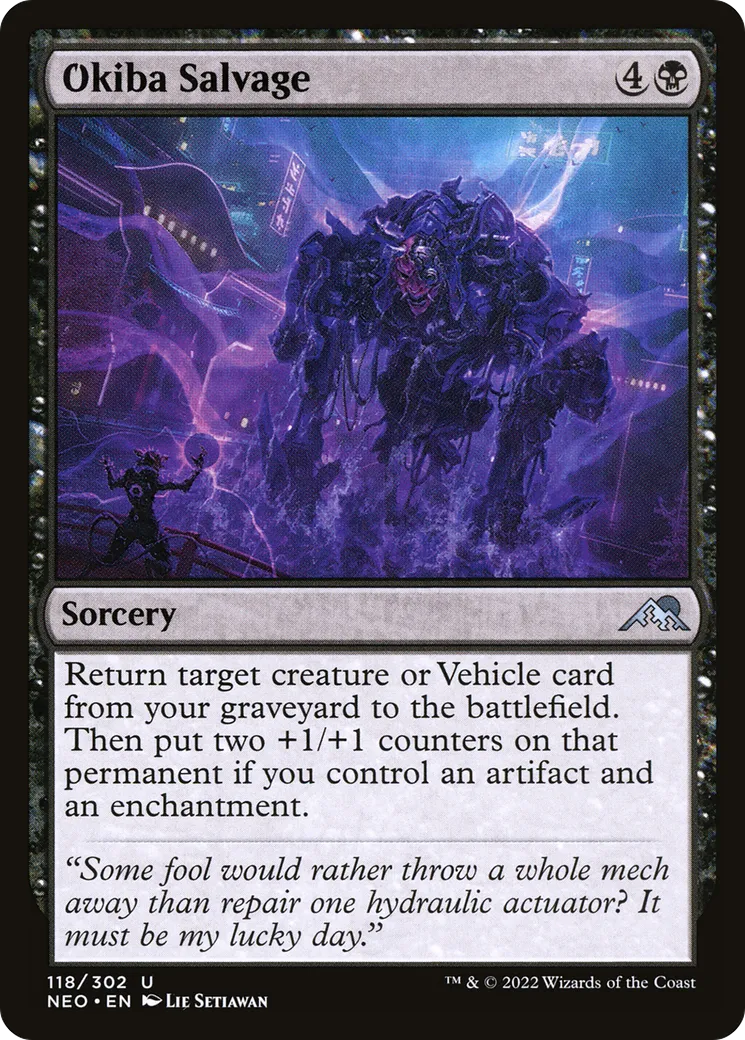 Récupération d'Okiba — Kamigawa: Neon Dynasty — Magic: The Gathering