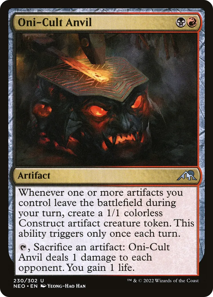 Oni-Cult Anvil — Kamigawa: Neon Dynasty — Magic: The Gathering