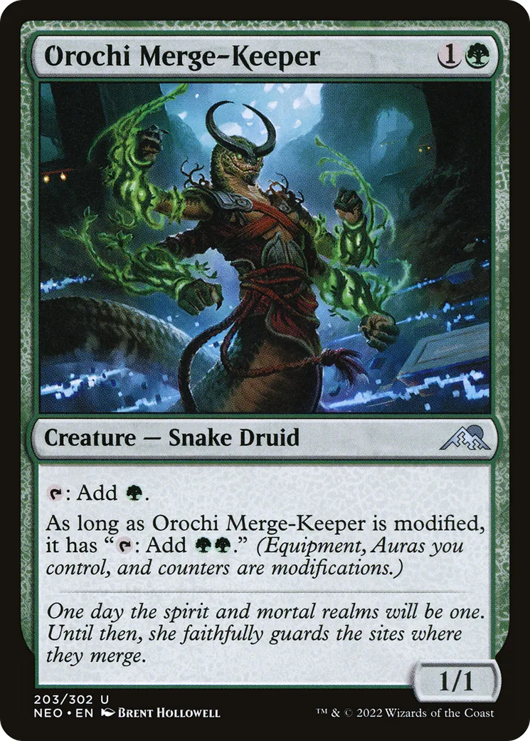 Orochi Merge-Keeper — Kamigawa: Neon Dynasty — Magic: The Gathering