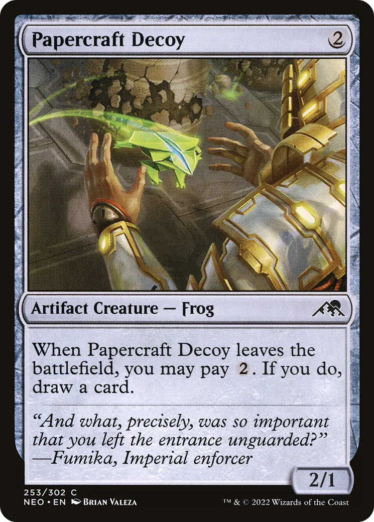 Papercraft Decoy — Kamigawa: Neon Dynasty — Magic: The Gathering