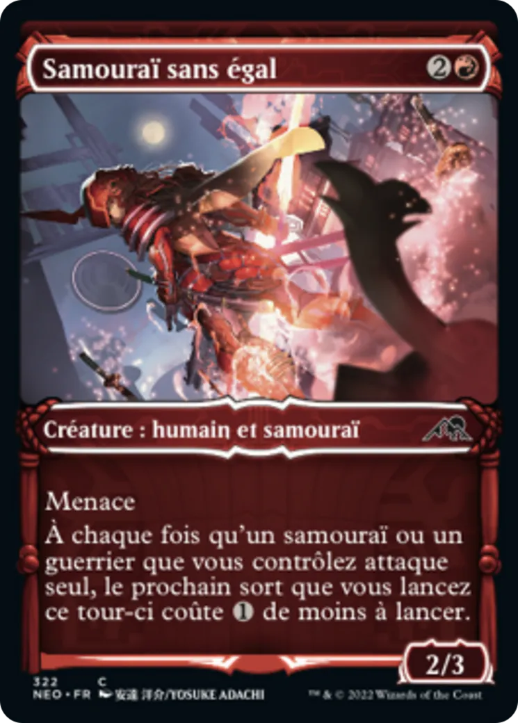 Samouraï sans égal — Kamigawa: Neon Dynasty — Magic: The Gathering