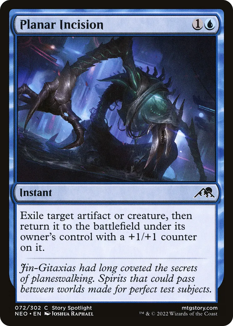 Incision planaire — Kamigawa: Neon Dynasty — Magic: The Gathering