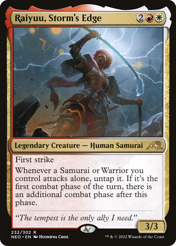 Raiyuu, tranchant de la tempête — Kamigawa: Neon Dynasty — Magic: The Gathering