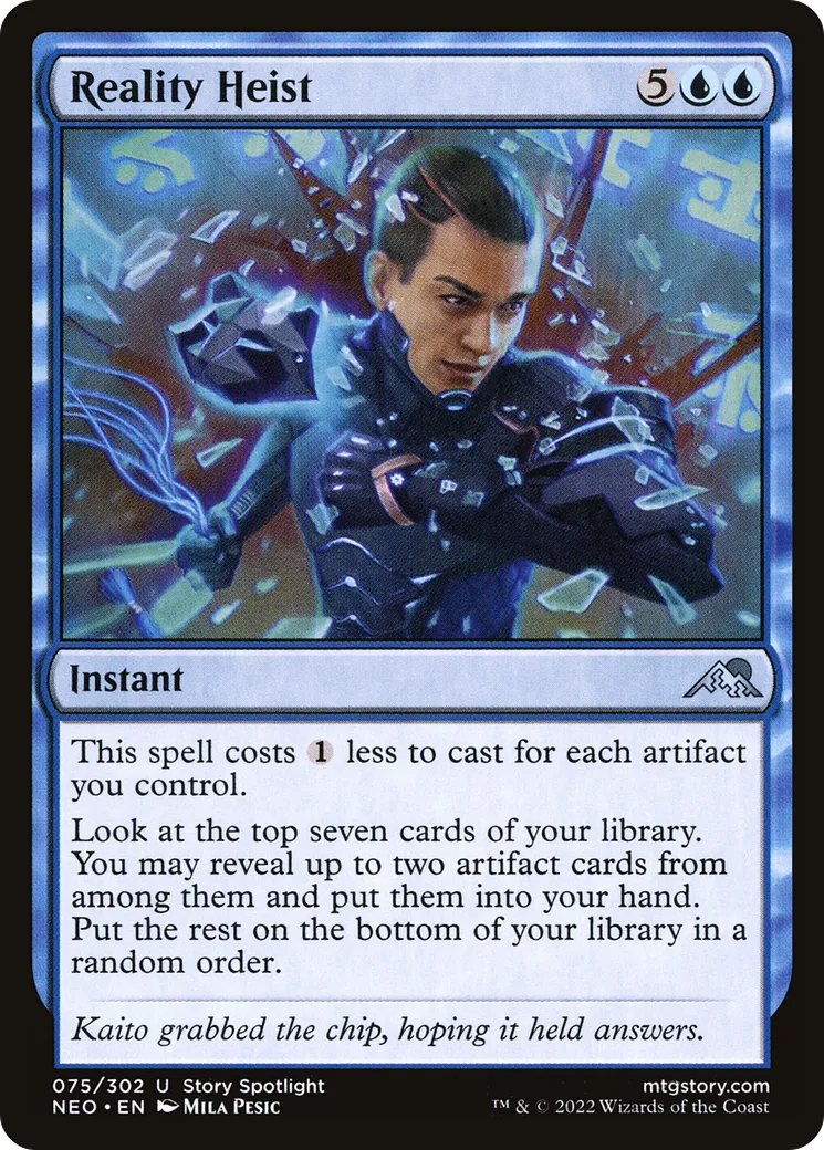 Vol de la réalité — Kamigawa: Neon Dynasty — Magic: The Gathering
