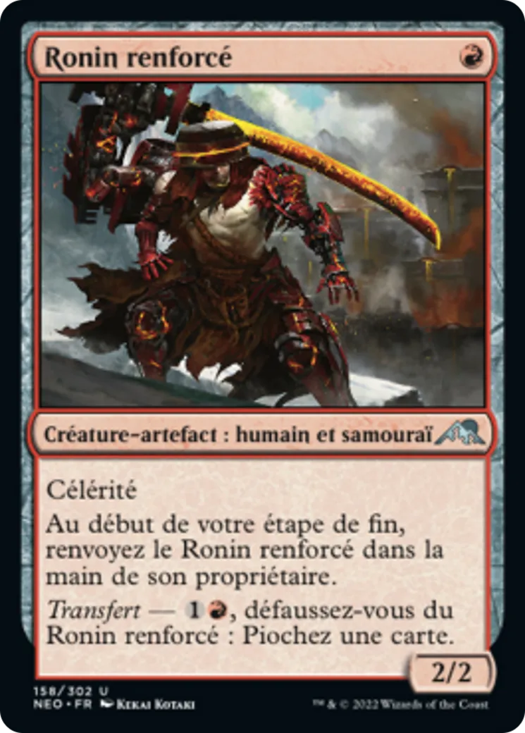 Ronin renforcé — Kamigawa: Neon Dynasty — Magic: The Gathering