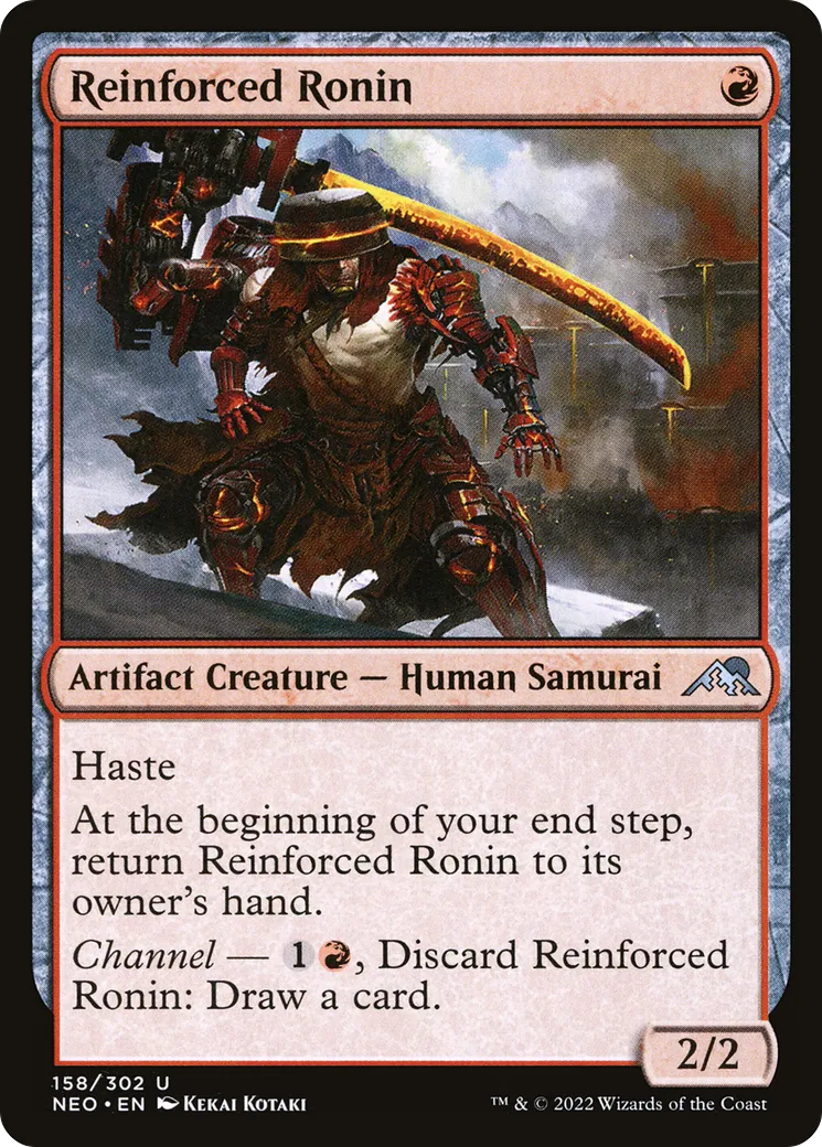 Ronin renforcé — Kamigawa: Neon Dynasty — Magic: The Gathering