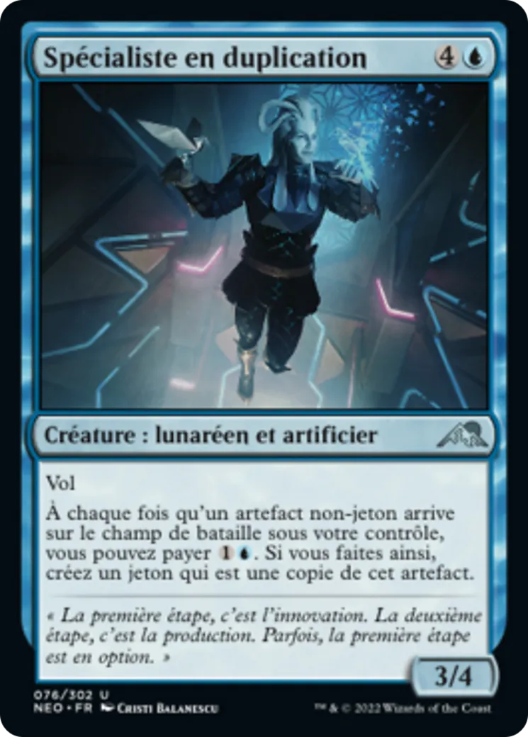 Spécialiste en duplication — Kamigawa: Neon Dynasty — Magic: The Gathering