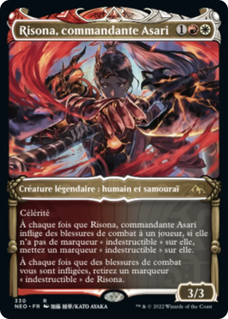 Risona, commandante Asari — Kamigawa: Neon Dynasty — Magic: The Gathering