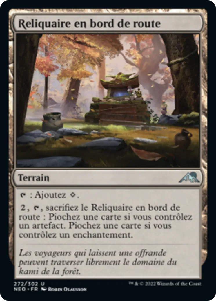 Reliquaire en bord de route — Kamigawa: Neon Dynasty — Magic: The Gathering