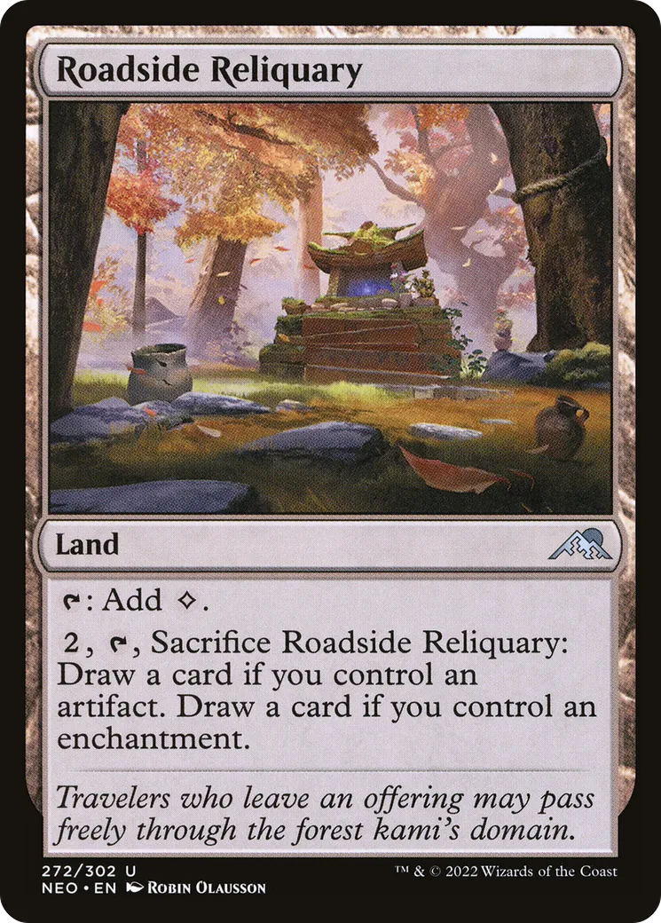 Reliquaire en bord de route — Kamigawa: Neon Dynasty — Magic: The Gathering