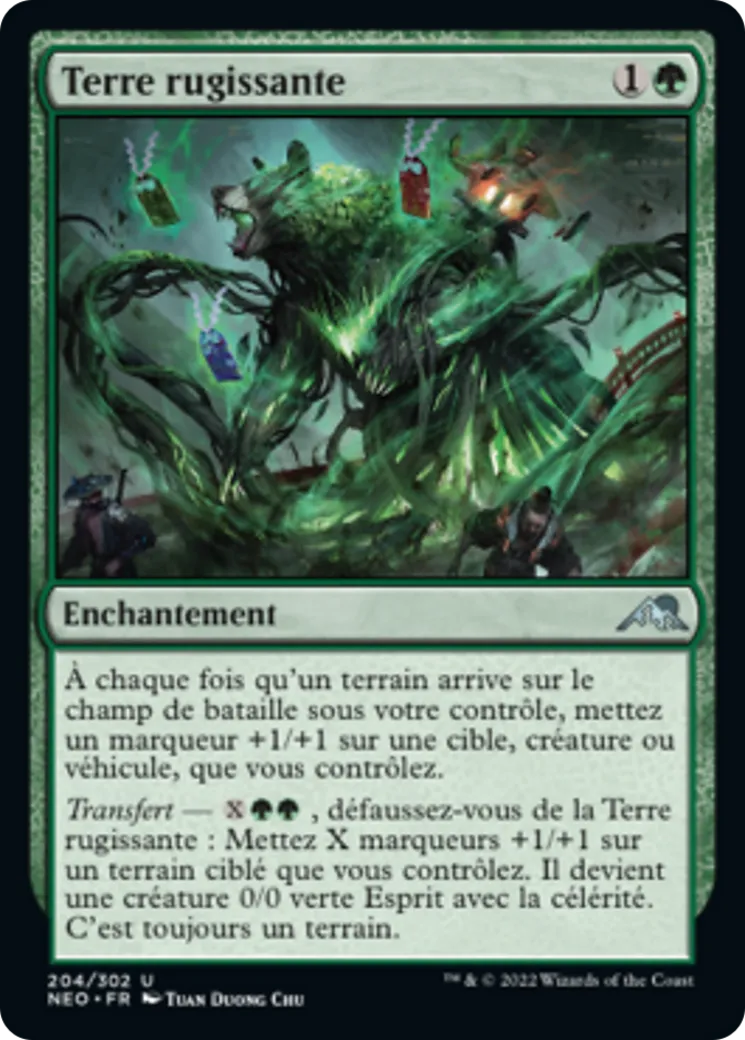 Terre rugissante — Kamigawa: Neon Dynasty — Magic: The Gathering