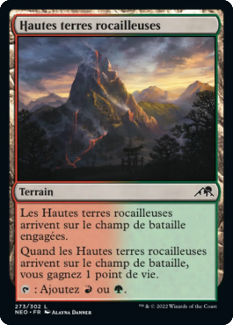 Hautes terres rocailleuses — Kamigawa: Neon Dynasty — Magic: The Gathering