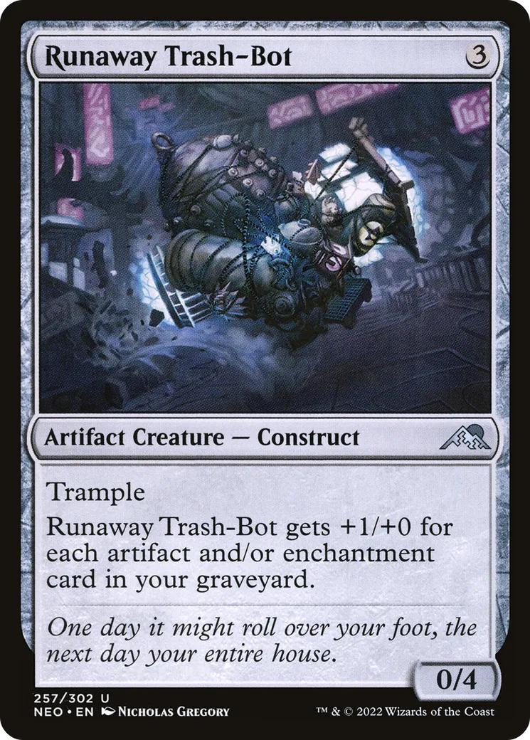 Robot-éboueur incontrôlé — Kamigawa: Neon Dynasty — Magic: The Gathering