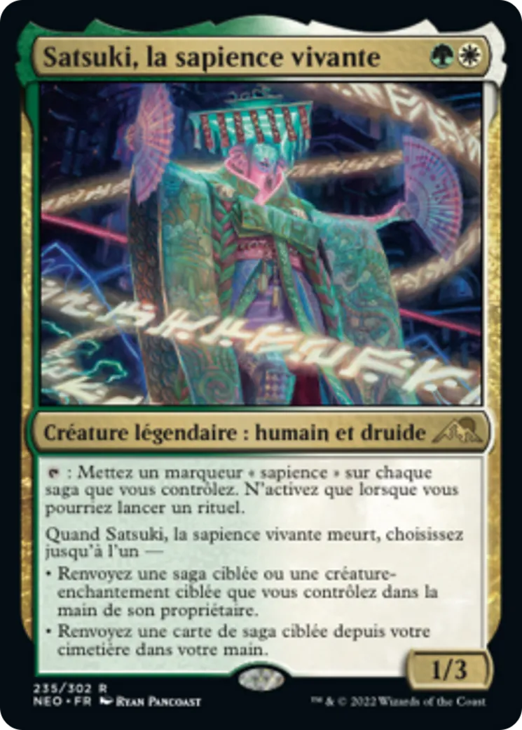 Satsuki, la sapience vivante — Kamigawa: Neon Dynasty — Magic: The Gathering