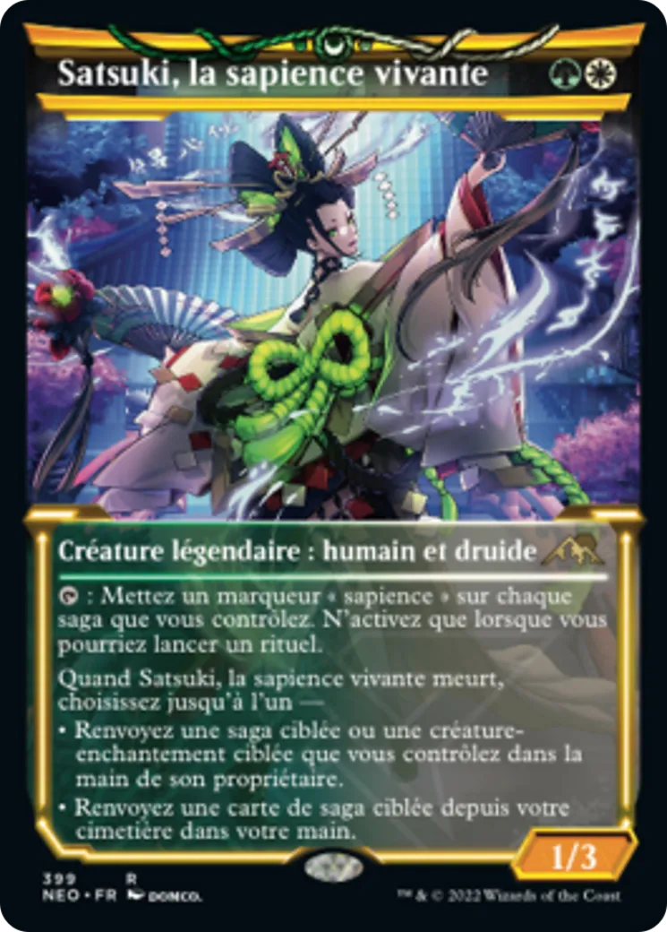 Satsuki, la sapience vivante — Kamigawa: Neon Dynasty — Magic: The Gathering