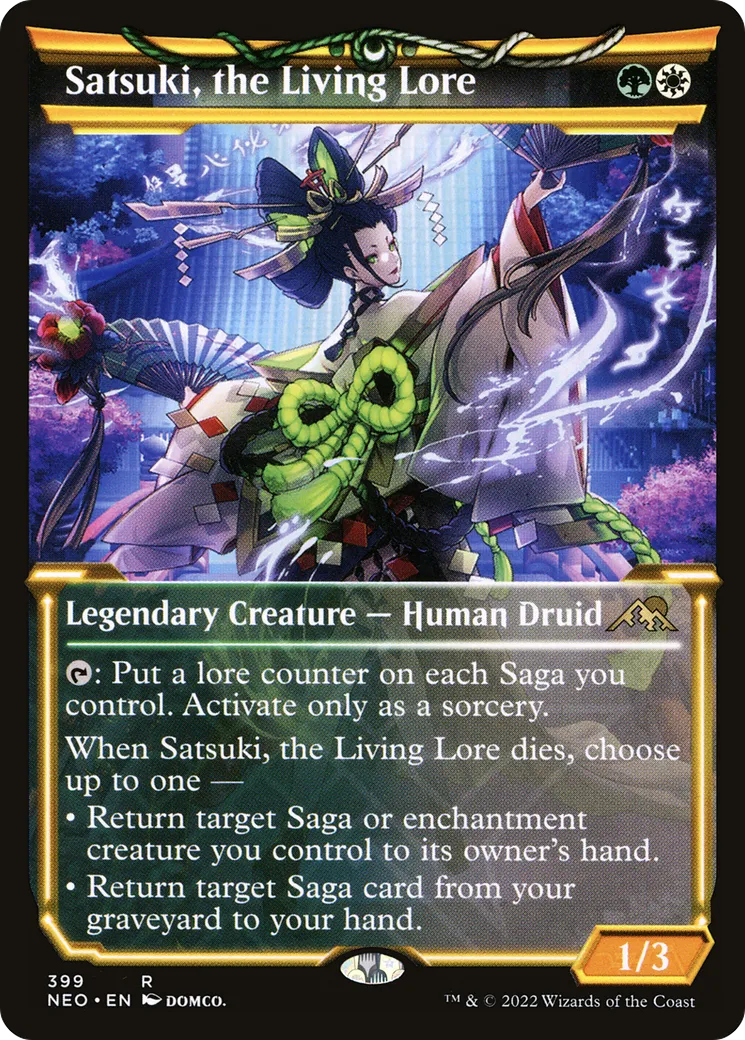 Satsuki, the Living Lore — Kamigawa: Neon Dynasty — Magic: The Gathering