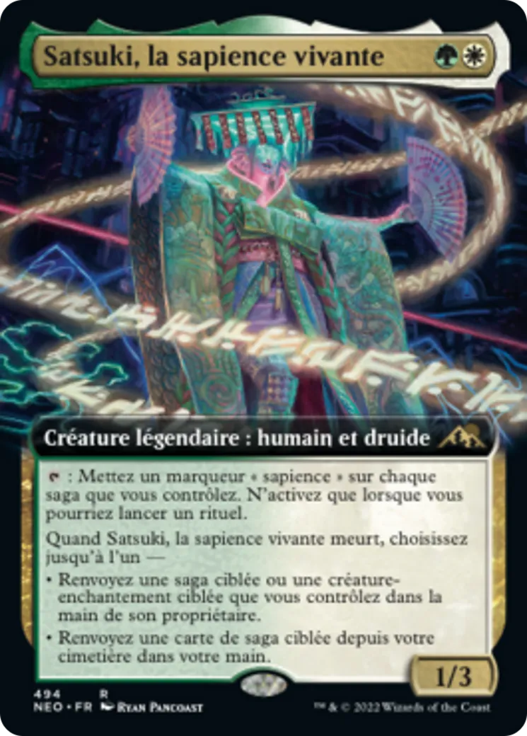 Satsuki, la sapience vivante — Kamigawa: Neon Dynasty — Magic: The Gathering