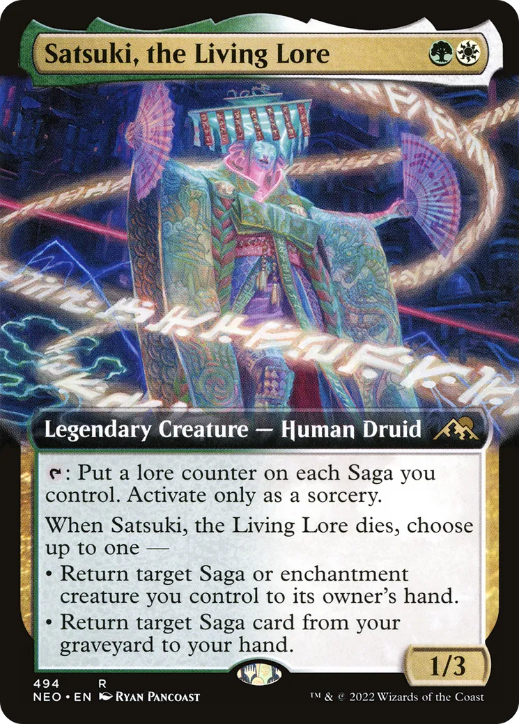 Satsuki, the Living Lore — Kamigawa: Neon Dynasty — Magic: The Gathering
