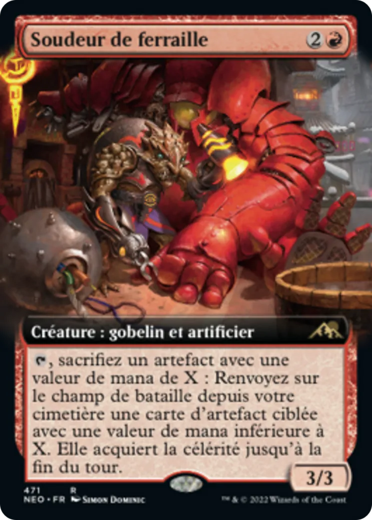 Soudeur de ferraille — Kamigawa: Neon Dynasty — Magic: The Gathering