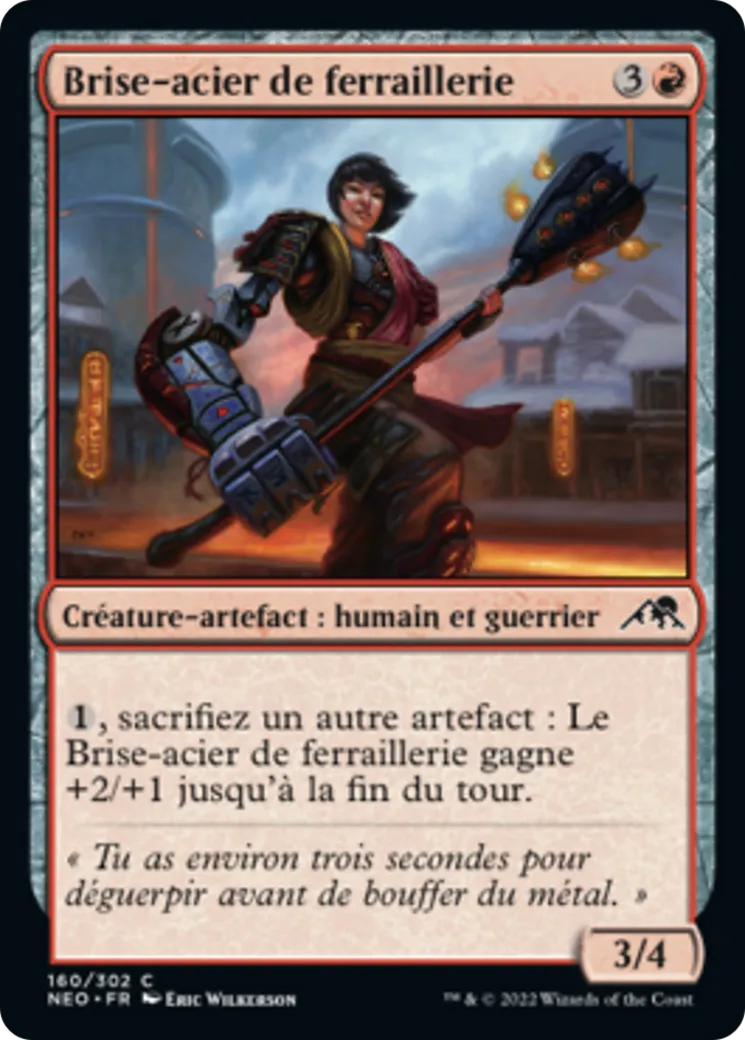 Brise-acier de ferraillerie — Kamigawa: Neon Dynasty — Magic: The Gathering
