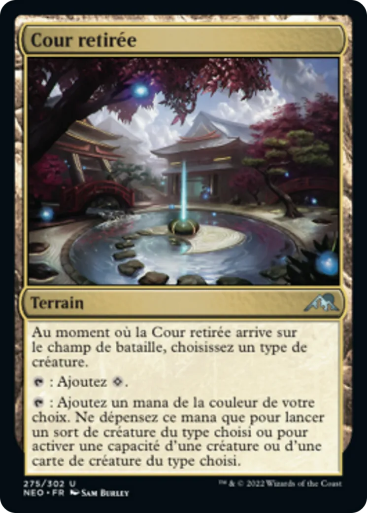 Cour retirée — Kamigawa: Neon Dynasty — Magic: The Gathering