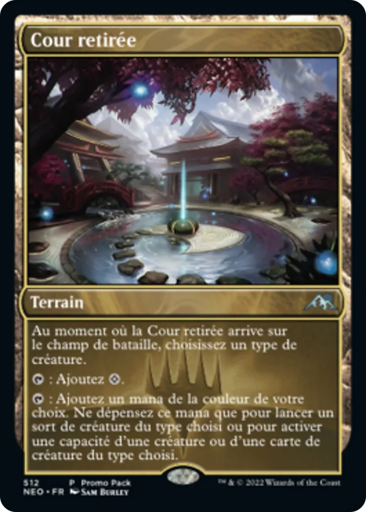 Cour retirée — Kamigawa: Neon Dynasty — Magic: The Gathering