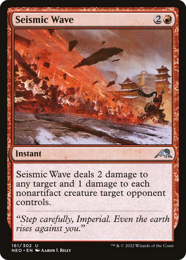 Seismic Wave — Kamigawa: Neon Dynasty — Magic: The Gathering