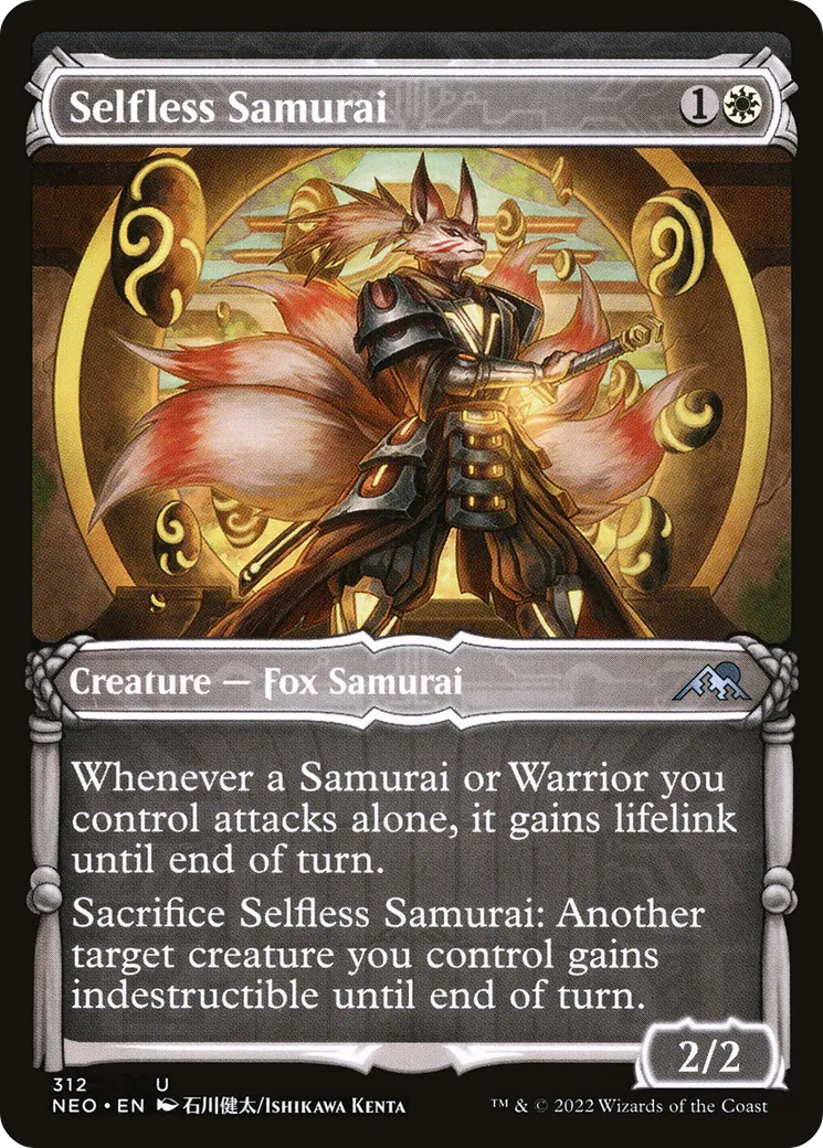 Selfless Samurai — Kamigawa: Neon Dynasty — Magic: The Gathering