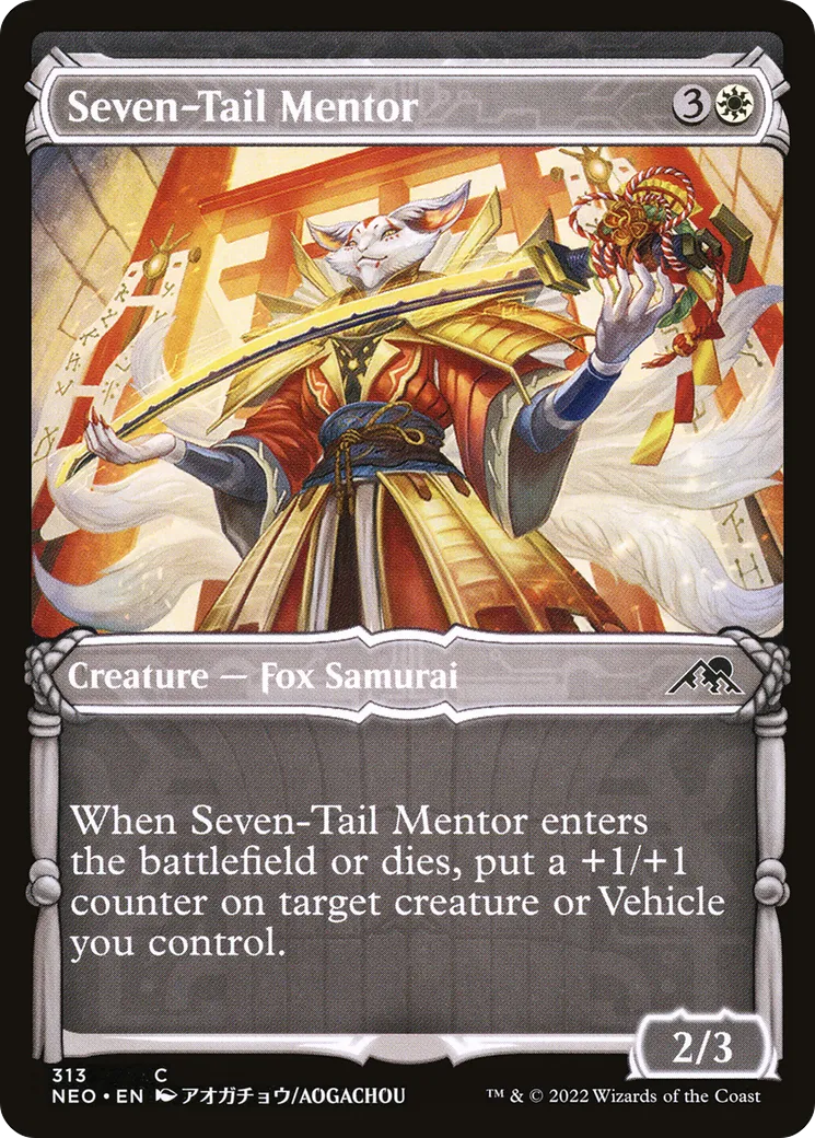 Seven-Tail Mentor — Kamigawa: Neon Dynasty — Magic: The Gathering