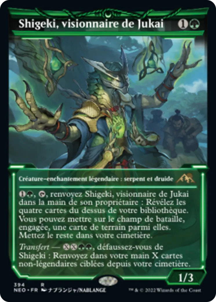 Shigeki, visionnaire de Jukai — Kamigawa: Neon Dynasty — Magic: The Gathering