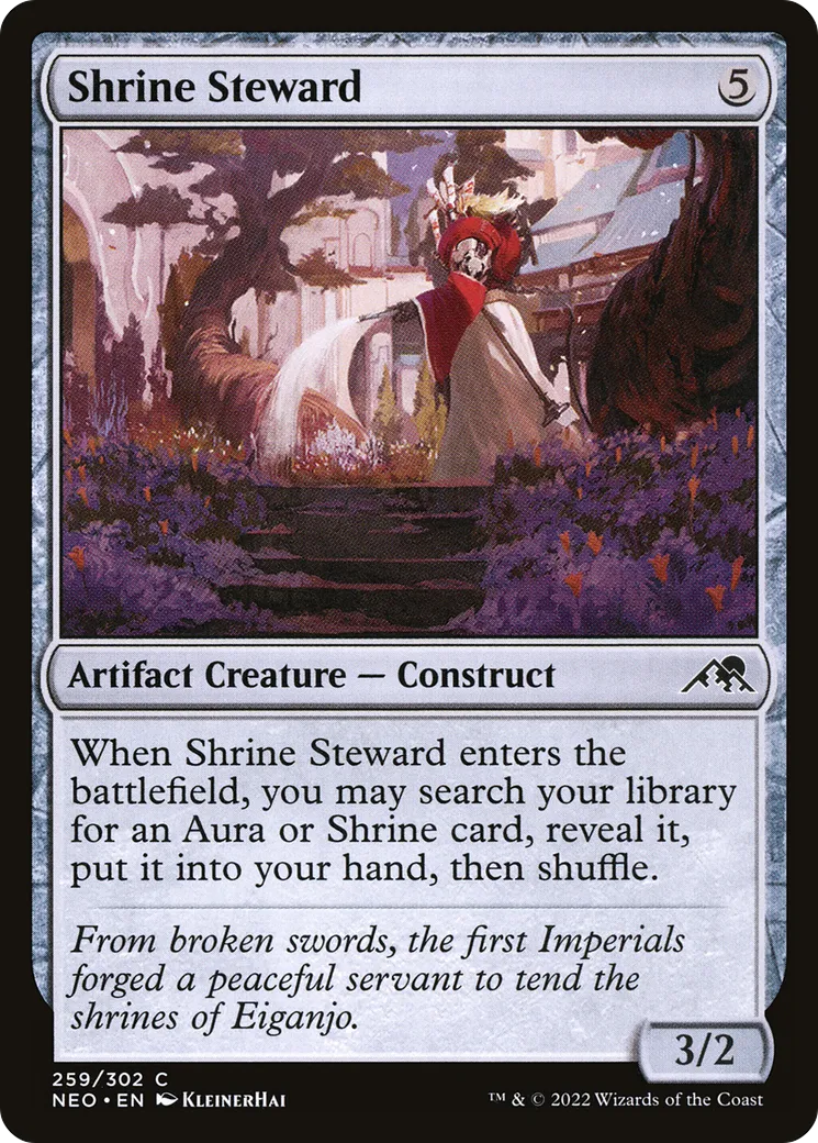 Shrine Steward — Kamigawa: Neon Dynasty — Magic: The Gathering