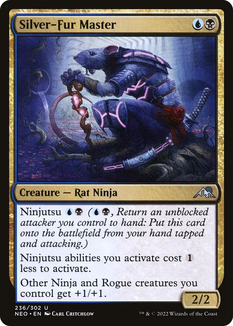 Silver-Fur Master from Kamigawa: Neon Dynasty - Magic: The Gathering