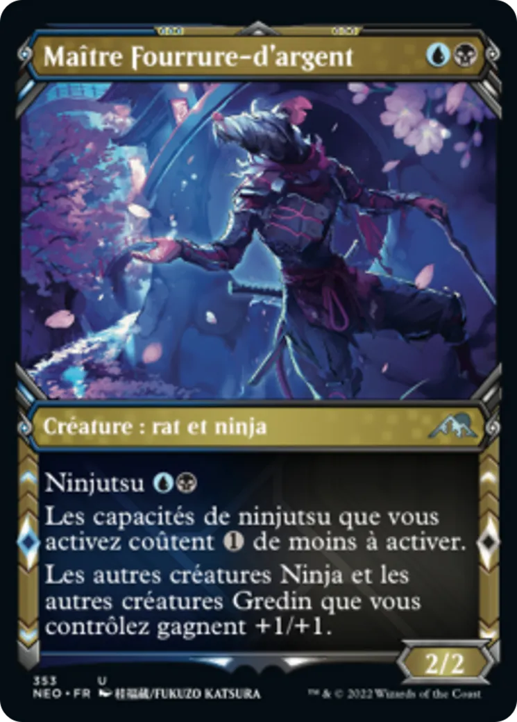 Maître Fourrure-d'argent — Kamigawa: Neon Dynasty — Magic: The Gathering