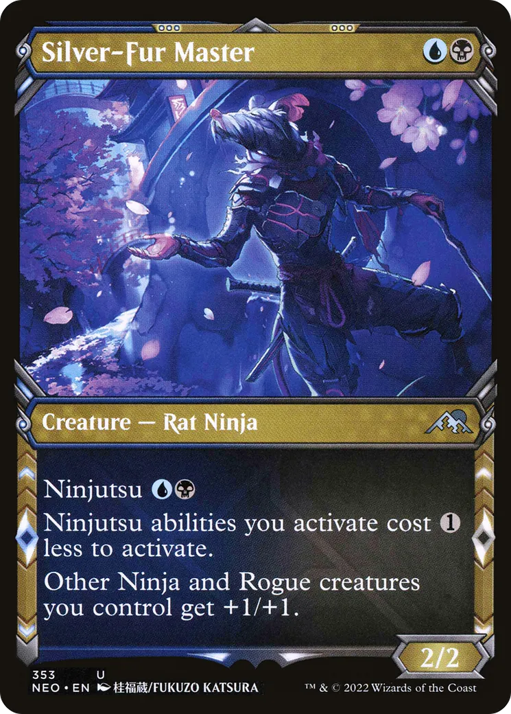 Maître Fourrure-d'argent — Kamigawa: Neon Dynasty — Magic: The Gathering