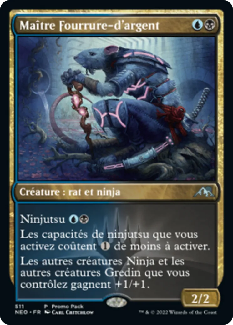 Maître Fourrure-d'argent — Kamigawa: Neon Dynasty — Magic: The Gathering