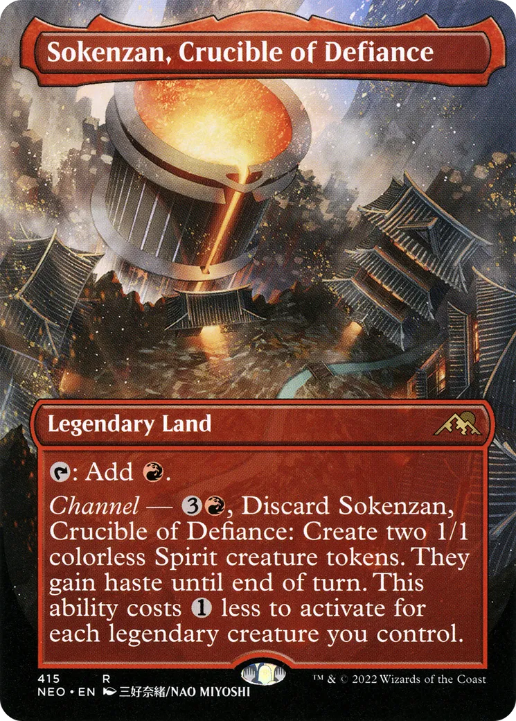 Sokenzan, Crucible of Defiance — Kamigawa: Neon Dynasty — Magic: The Gathering