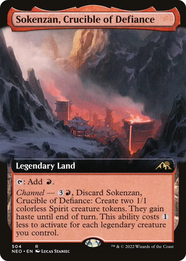 Sokenzan, Crucible of Defiance — Kamigawa: Neon Dynasty — Magic: The Gathering