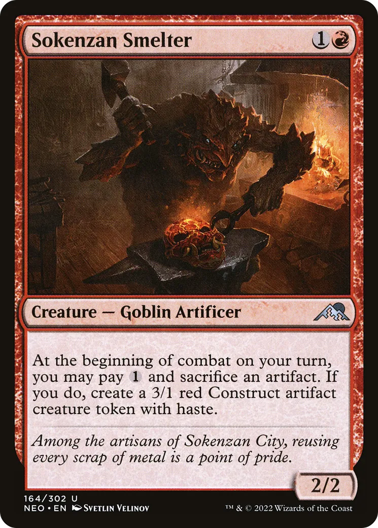 Sokenzan Smelter — Kamigawa: Neon Dynasty — Magic: The Gathering